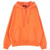 Oversized Drop Shoulder Matrix Dalgona Hoodie_Coral
