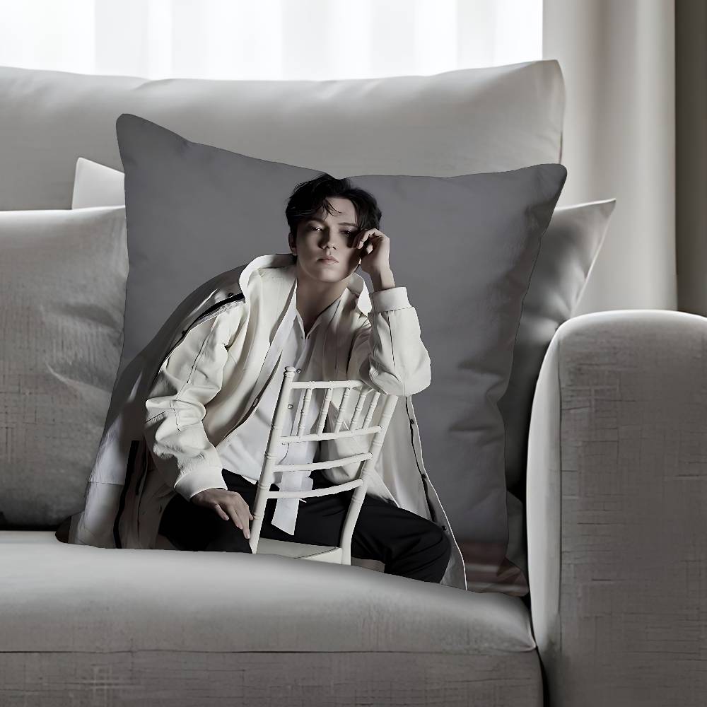 DDimash KKudaibergen Pillow Cases for Bedroom Living Room Sofa Home Decor Polyester Cushion Cover with Zipper