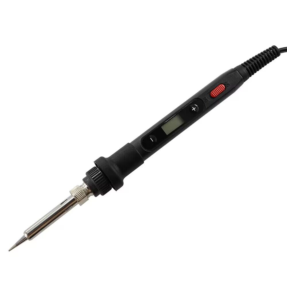 80W Electric Soldering Iron Adjustable Temperature LCD Digital Display Switch 110V 220V Welding Solder Repair Tools US EU Plug