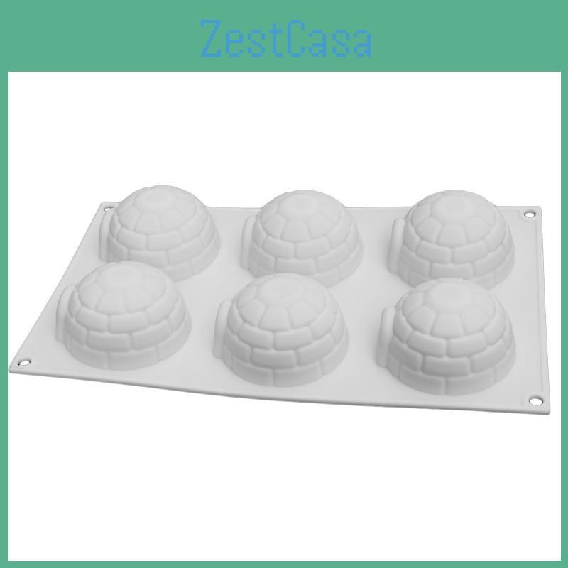 Mold Igloo 6 Cavity Silicone Silicone Cake Mold For Mousse Ice Cream Chiffon Baking Accessories