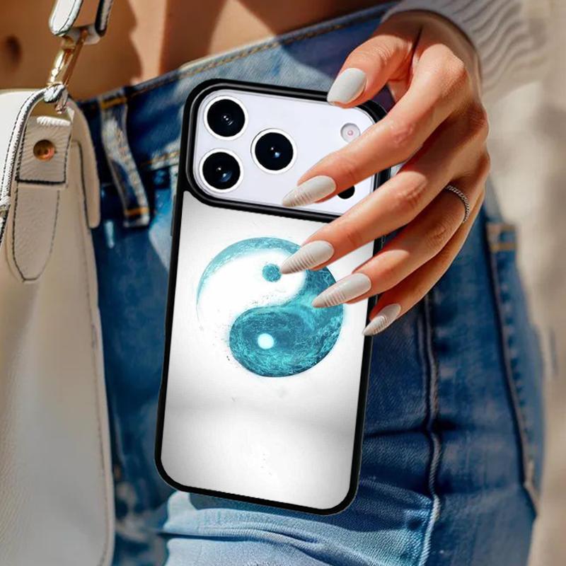 Eight Diagrams Taiji Yin Yang Phone Case For iPhone 17 Air 14 15 13 12 Max Cover For Apple 14 15 16 16e 11 Pro Max Plus
