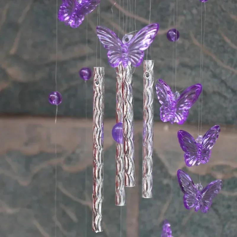 Modne i kreatywne małe rękodzieło Nowe ręcznie robione dzwonki wietrzne Dzwonki wietrzne z akrylu Dzwonki wietrzne butikowe Dekoracja pokoju