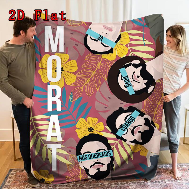 Morat 2D Flat Pattern Flannel Blanket High Quality All Seasons Warmth and Comfort Perfect for Christmas Gifts.SMT0917111