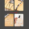 1/4PCS Cat Data Cable Storage Strap Velcro Cable Tie Cable Organizer Computer Cable Tie Organizing Wire Fixer