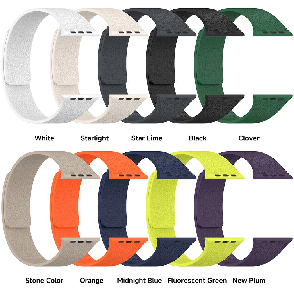Magnetic Band for Apple Watch Ultra 2 49mm 46mm 42mm 45mm 44mm 40mm 41mm Silicone Strap IWatch Series 10 9 8 7 6 SE 5 4 Bracelet