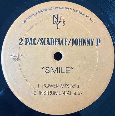 12inch Record SCARFACE - Smile / Untouchable WCC1293 West Coast Conn US Rap & Hip-Hop/R&B Used