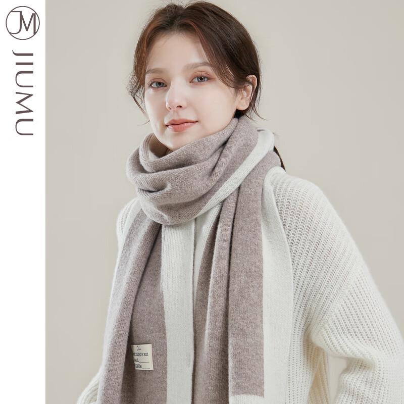JIUMU Women's Thickened Warm Winter Scarf