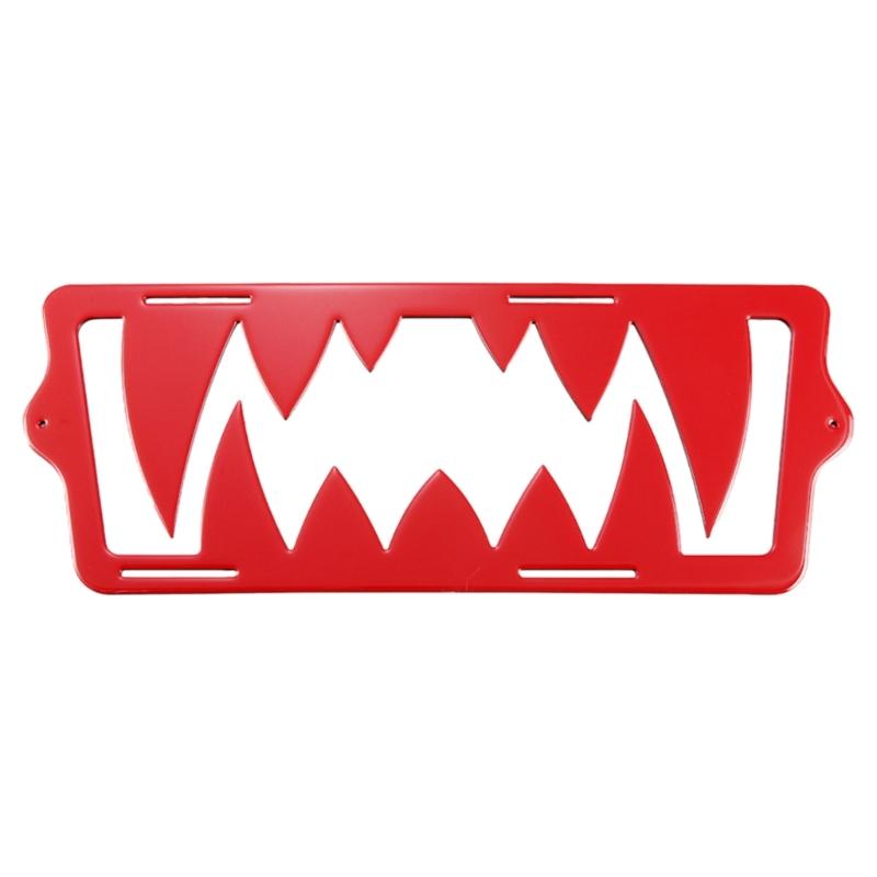 Grille Guard Cover Decoration Radiator Grille Teeth Insert for Vehicle Radiator Protector Decor Easy Installation