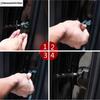 4PCS Car Door Stop Rust Waterproof Protector Cap Cover Trim Fit For INFINITI Q50 QX50 Q70 Auto Plastic Accessories Interior Kit