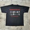 Radiohead Ok Computer Heavy Cotton Black Unisex T-shirt Size S-5XL