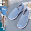 Summer Women Sneakers Comfort Casual Plus Size Flats Loafers Soft Walking Sports Shoes Slip On Large Size