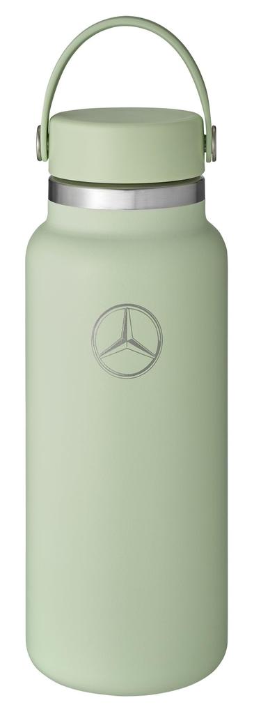 Genuine x Hydro Flask Stainless Steel 32oz Wide Aloe [Mercedes-Benz Collection] Mercedes-Benz Bottle, Mouth,