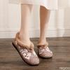 Fashion Winter Fashion Round Toe Embroidered Cloth Shoes for Autumn Winter Simple Comfortable Daily Casual Women's Shoes