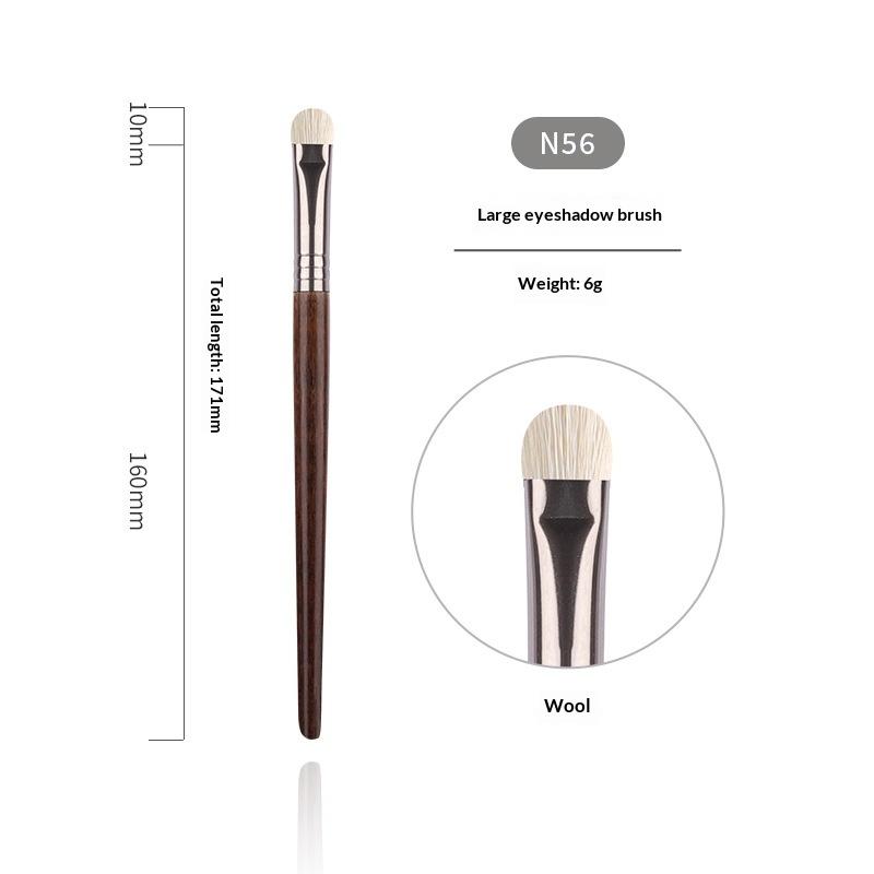 Professional Animal Hair Makeup Brush Set Complete Soft Bristles for Eyeshadow Lip Foundation Beginner Use