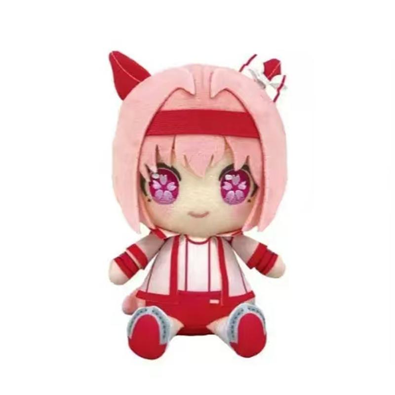 20CM New Cute Creative Anime Cartoon Uma Musume Agnes Tachyon Soft Plush Rice Shower Special Week Peripheral Toys for Kids Gifts