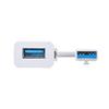Sanwa Supply USB Gen 1 USB Combo 4 Bus 3.1 + 2.0 Hub, Ports, Powered, White, USB-3H421W