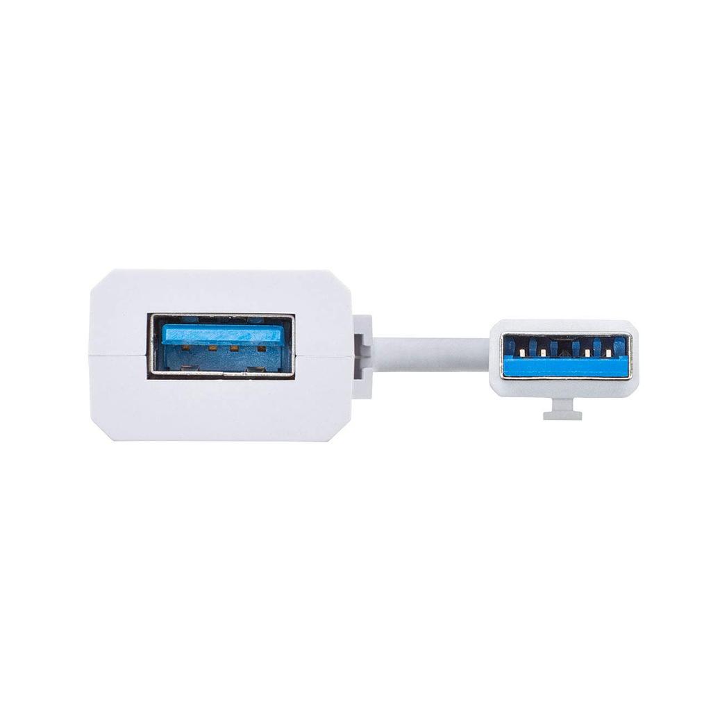 Sanwa Supply USB Gen 1 USB Combo 4 Bus 3.1 + 2.0 Hub, Ports, Powered, White, USB-3H421W