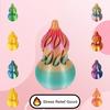 3D-gedruckte Spiral-Kürbis-Figur Unmögliche Durchgangsskulptur Vortex-Faden-Illusion Stressabbau Kinder Erwachsene Mini-Spiral-Kürbis Fidget-Spielzeug