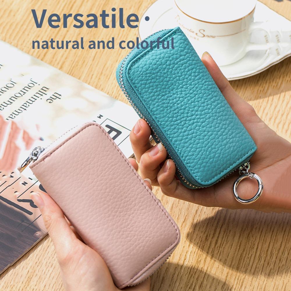 Zipper Closure Keychain Pouch Multifunctional Car Key Organizer Casual Portable Key Bag  Card Bag