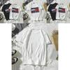 Russian Woman Man Flag Streetwear Fitness Short Sleeve Black White T Shirt