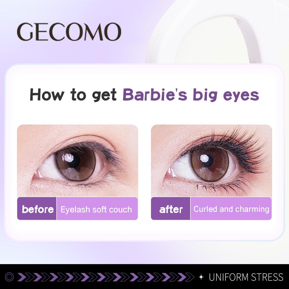 GECOMO Elektrische Wimpernzange, langanhaltendes Locken, intelligente Temperaturregelung zum Aufladen der Wimpernzange