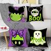 Single-sided Printing Halloween Pumpkin Push Push Cushion Cover Printed Home Push Pillow Cover