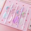 Korean Cute Sequin Moon Pendant Cartoon Pen - Black Water-Based for Students
