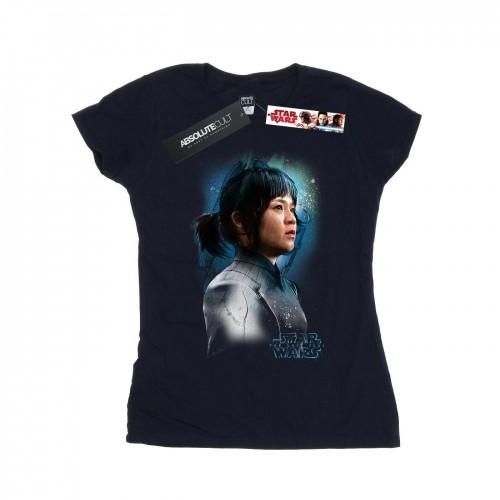 

Star Wars Womens/Ladies The Last Jedi Rose Tico Brushed Cotton T-Shirt XXL білий