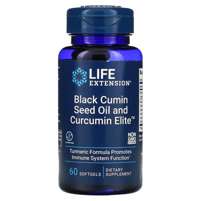 Schwarzkümmelöl und Curcumin Elite, 60 Weichkapseln