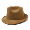 Women Men Fedoras Hat Classic Elegant Panama Hat Casual Dress Cap for Party Clothes Accessories England Style Suede Caps