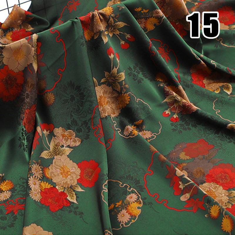 50x150cm Simulated Silk Fafric Fragrant Cloud Yarn Gauze Material DIY Cheongsam Hanfu Dress Sewing Polyester Material