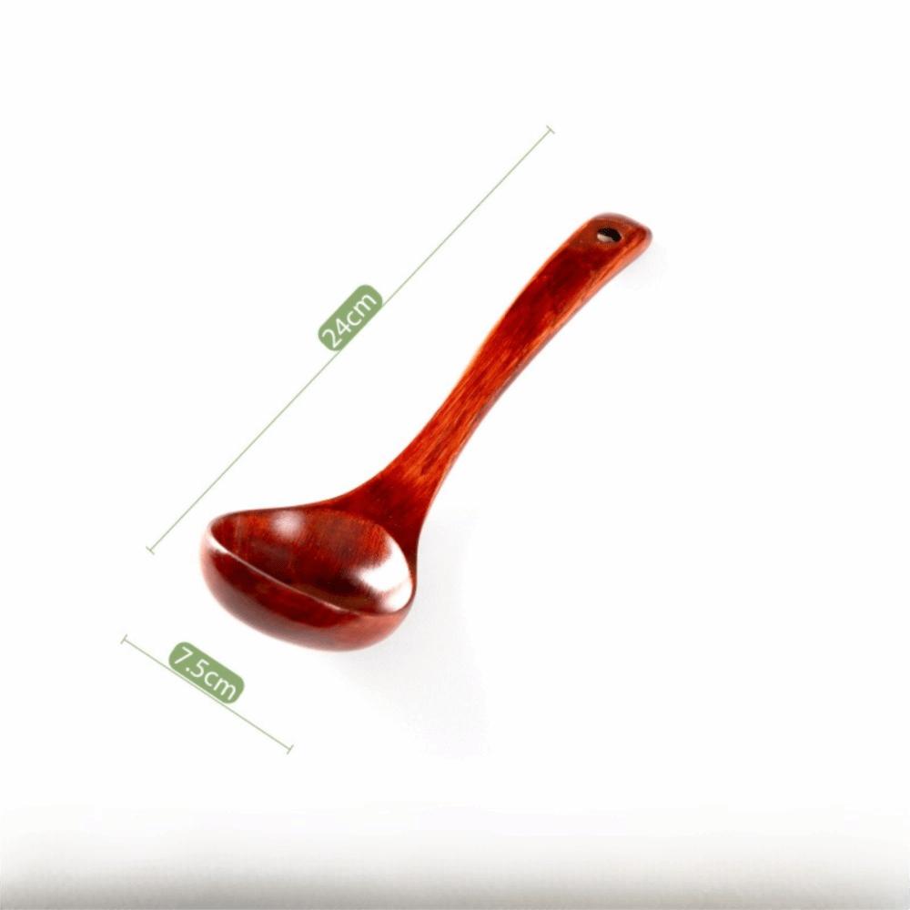 Smooth Burr-free Soup Spoon Anti-scald Handle Porridge Scoop Serving Ladle Porridge Serving
