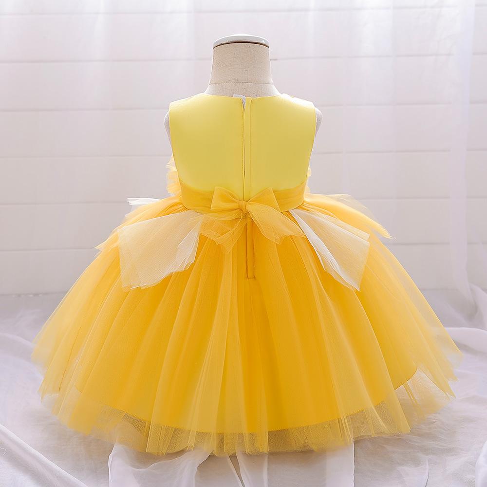 Weihnachtskleid Neugeborenes Baby Mädchen Kleid Partykleider für Mädchen 1 Jahr Geburtstag Prinzessin Kleid Spitze Taufkleid Babykleidung Weiß Taufe