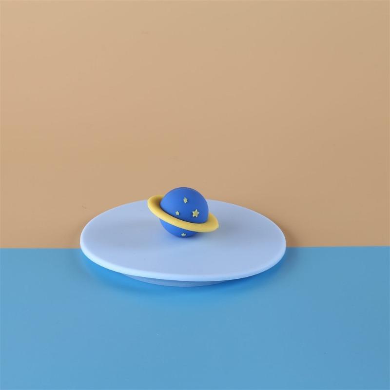 Universal Sandblasted Thickened Silicone Cup Lid - Dust-proof Design - Cute Star-shaped Food-grade Cup Lid