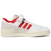 Adidas Forum 84 Low White Vivid Red Unisex Sneakers Cloud-White Cream-White GY5848