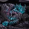 Creative 3D Printed Cute Double Horned Dragon Simulated Dragon Miniatures Table Home Decoration Pretty Ornament Toy Cool Gift