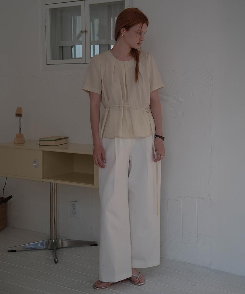 DEHEVE Jane Strap Blouse [Cream]