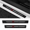 YCGF2 4PC High Quality Carbon Fiber Car Door Sill Protector Strip Sticker For Civic Hrv City Jazz Accord CR-Z VTEC Vezel Insight