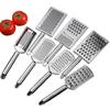 Multi-functional Stainless Steel Grater for Cheese, Vegetables, Fruit, and Ginger
