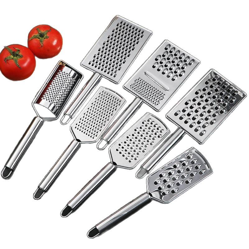 Multi-functional Stainless Steel Grater for Cheese, Vegetables, Fruit, and Ginger