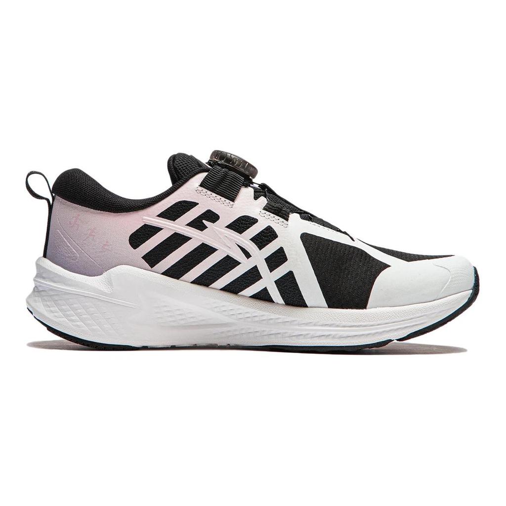 Li Ning Kids Zhuque 1.0 Comfortable Trendy Non-Slip Durable Low-Top Running Shoes Kids Running Shoes Black Pink White YKFU004-2