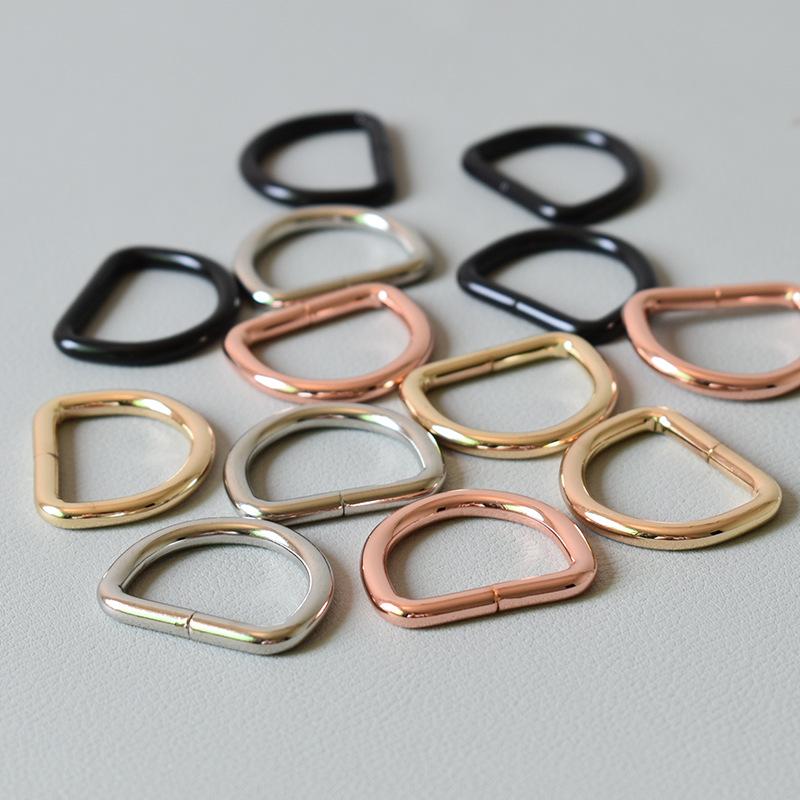 25 mm D-ring Handväskhårdvara & Husdjurstillbehör: Idealisk för hundhalsband och koppel.