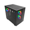 Gabinete para PC Gamer ATX Mid-Tower MONTECH King 65 PRO, Dupla Câmara, Painel Frontal em Malha de Alto Fluxo de Ar, Suporta Série RTX 40, 3 Ventoinhas ARGB Pré-instaladas, Sem Ferramentas