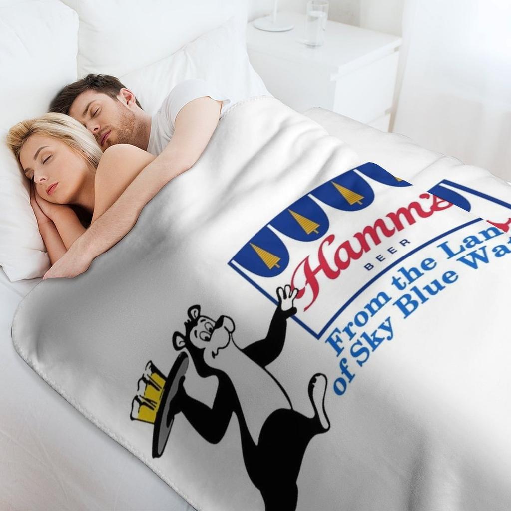 Hamm'S From The Land Of Sky Blue Waters Throw Blanket Spring Fall Cozy Throw Blanket For Couch