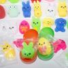 624 BUC Jucărie Mochi Squishies de Paște Iepuraș Kawaii Squishy de Paște Jucării Senzoriale Push Ameliorarea Stresului Rebound Lent Jucării Fidget Cadouri