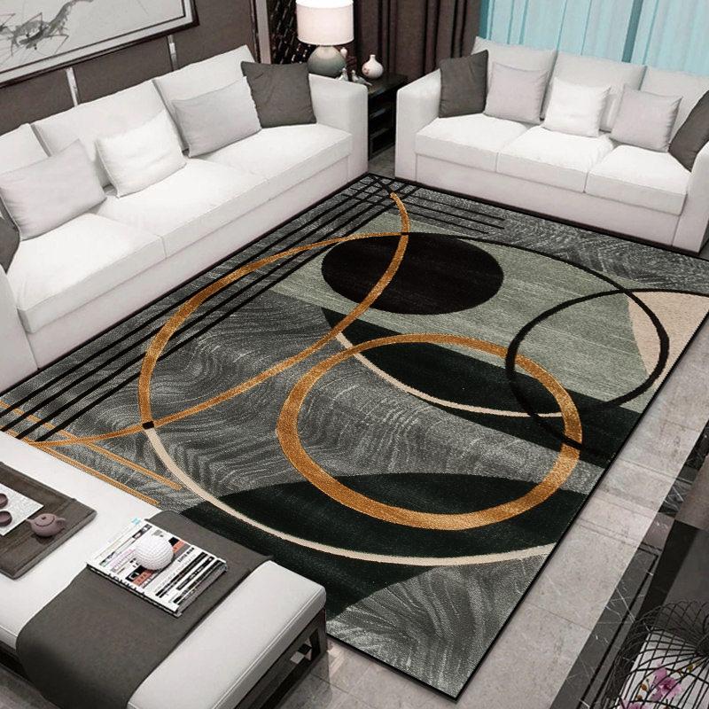 

Ковер Nordic Geometry Line Гостиная Большой размер Ковры для зоны диванов 200x300 см Декор для дома Спальня Моющийся Гардероб Мягкие напольные коврики 60*90cm