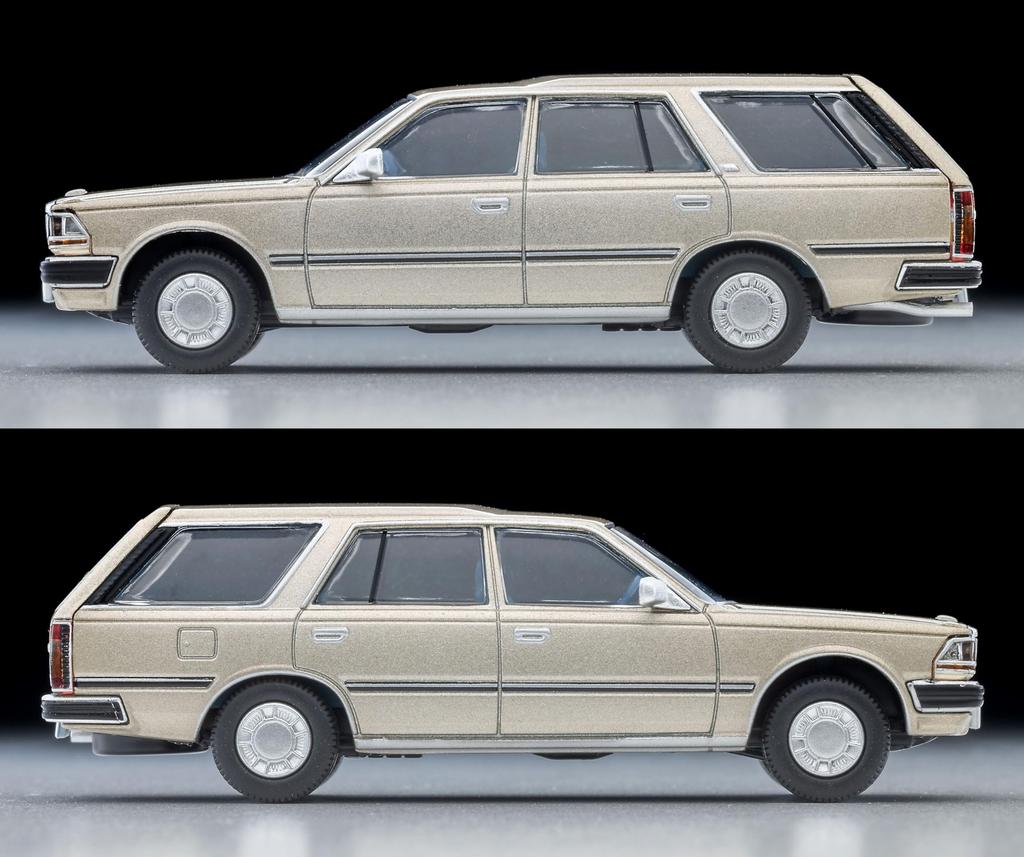 TOMYTEC Tomica Limited Vintage Neo Scale Nissan Gloria Wagon V20E GL Yellowish Silver 1991 Model 336181 1/64 LV-N244b (Finished Model)
