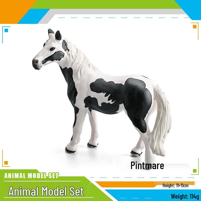 Wildlife Model Ornament: Friesian, Pinto, Tennessee Walking, and Quarter Horse