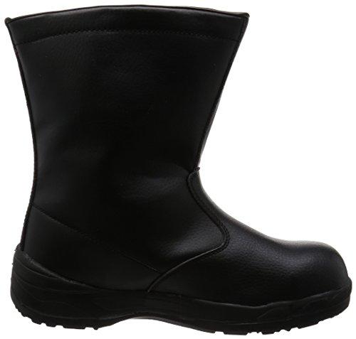 Kokos Nobuoka Ziproa Men's Half Boots, Professional Sneakers, JSAA Certified, Sweat-Absorbent Lining, Oil-Resistant Sole, Black, 30cm
