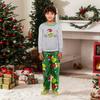 Parent-child Christmas Print Home Suit Long-sleeved Top And Pants